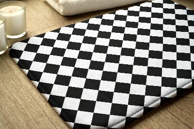 Tapis de salle de bain Motif de carrés