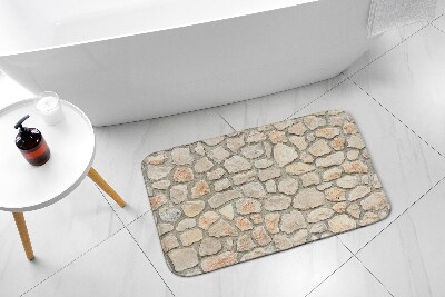 Tapis bain Mur de pierres