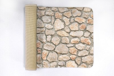 Tapis bain Mur de pierres
