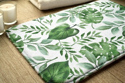 Tapis de bain Feuilles de monstera