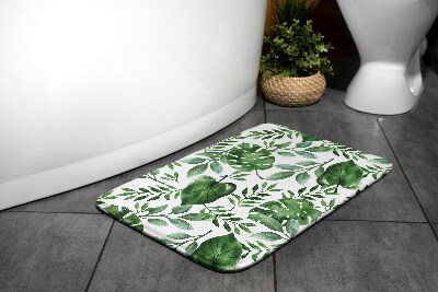 Tapis de bain Feuilles de monstera