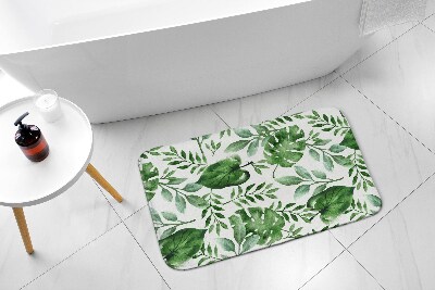 Tapis de bain Feuilles de monstera