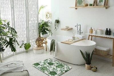 Tapis de bain Feuilles de monstera