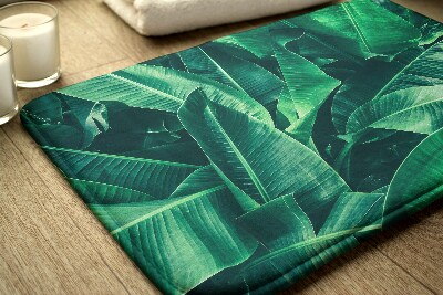 Tapis salle de bain Plantes feuilles