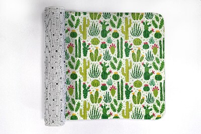 Tapis de bain Motif de cactus