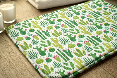 Tapis de bain Motif de cactus