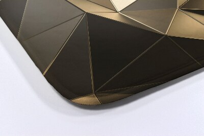 Tapis salle de bain Motif doré