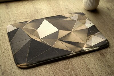 Tapis salle de bain Motif doré