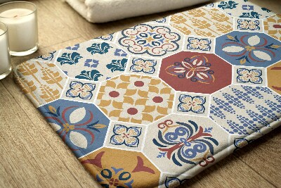 Tapis bain Azulejo