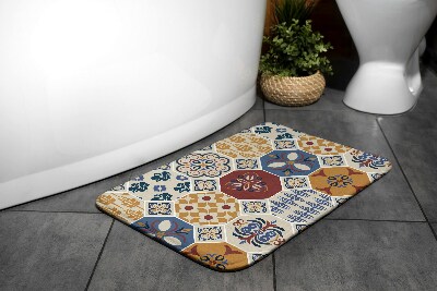 Tapis bain Azulejo