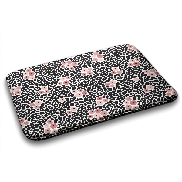 Tapis de bain Léopard abstrait