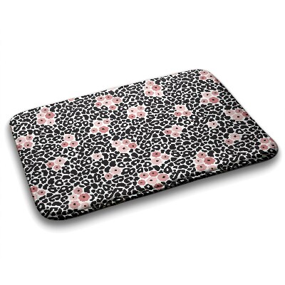 Tapis de bain Léopard abstrait