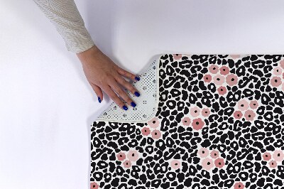 Tapis de bain Léopard abstrait