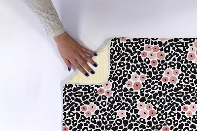 Tapis de bain Léopard abstrait