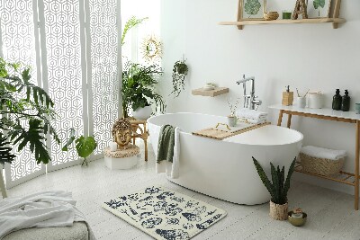 Tapis bain Symboles de la mer