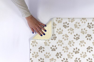 Tapis de salle de bain Pattes de chien