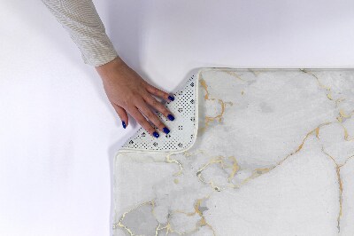Tapis salle de bain Marbre clair