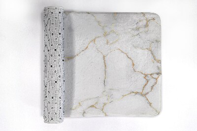 Tapis salle de bain Marbre clair