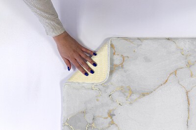 Tapis salle de bain Marbre clair
