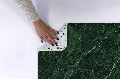 Tapis de salle de bain Marbre vert