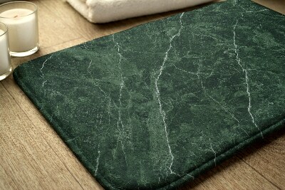 Tapis de salle de bain Marbre vert