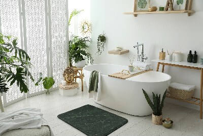 Tapis de salle de bain Marbre vert