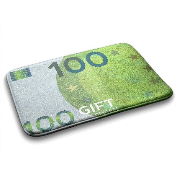 Tapis bain Billet de banque en euros