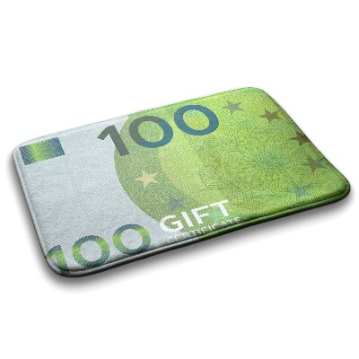 Tapis bain Billet de banque en euros