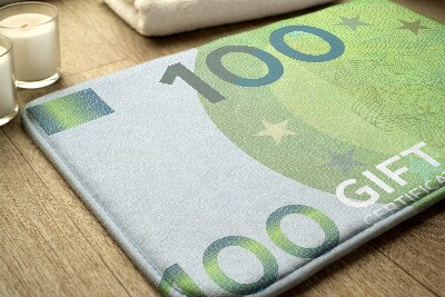 Tapis bain Billet de banque en euros
