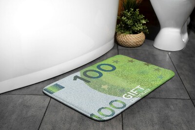 Tapis bain Billet de banque en euros