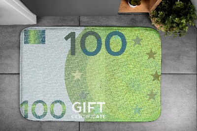 Tapis bain Billet de banque en euros