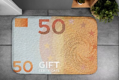 Tapis de bain Monnaie en euros