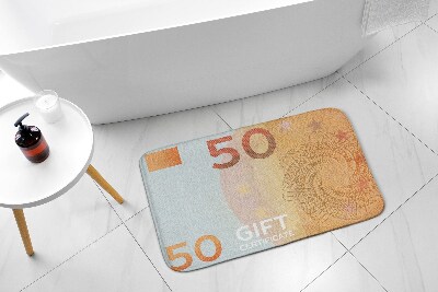 Tapis de bain Monnaie en euros