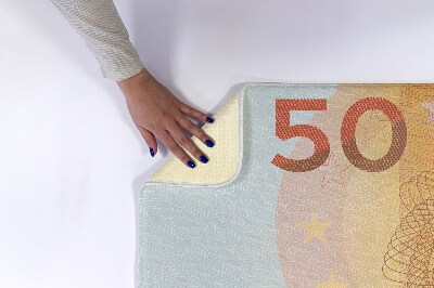 Tapis de bain Monnaie en euros