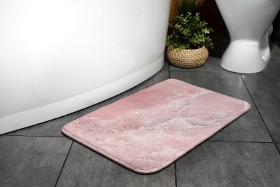 Tapis de salle de bain Abstraction rose