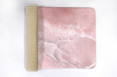Tapis de salle de bain Abstraction rose