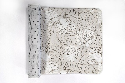 Tapis bain Feuilles de monstera