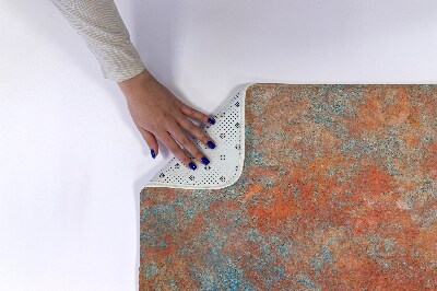Tapis salle de bain Rouiller
