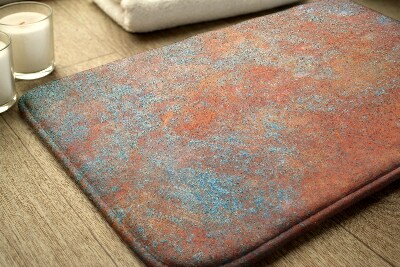 Tapis salle de bain Rouiller