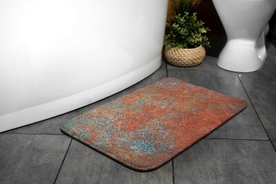 Tapis salle de bain Rouiller
