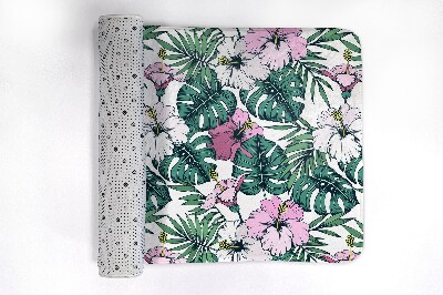 Tapis de salle de bain Feuilles de monstera