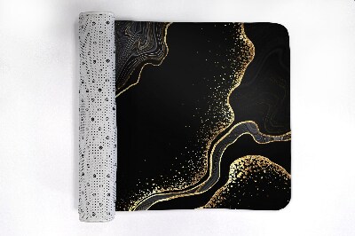 Tapis salle de bain Marbre noir