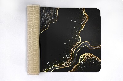 Tapis salle de bain Marbre noir