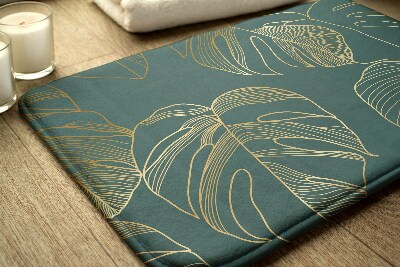 Tapis de salle de bain Feuilles de monstera