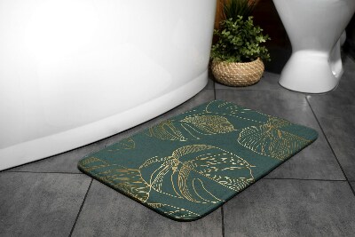 Tapis de salle de bain Feuilles de monstera
