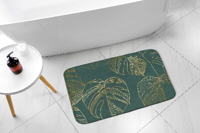 Tapis de salle de bain Feuilles de monstera