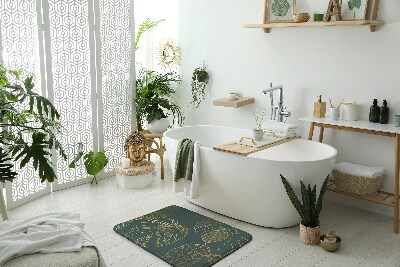 Tapis de salle de bain Feuilles de monstera