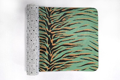 Tapis de bain Rayures de tigre abstraites