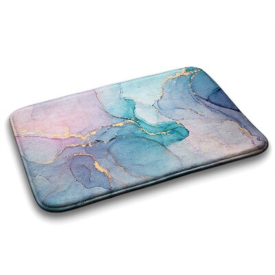 Tapis salle de bain Marbre coloré