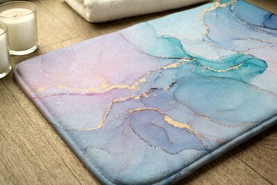 Tapis salle de bain Marbre coloré